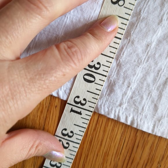 Kenar 100% Windowpane Lightweight Button Down Sleeveless Tank Top Tunic Blouse - Picture 16 of 16